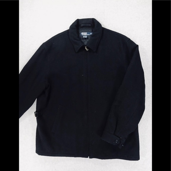 POLO RALPH LAUREN Wool Blend Zip Jacket L - Picture 4 of 6